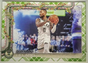 2025-26 Topps Holiday Plad #H44 DAMIAN LILLARD Parallel COLOR MATCH 🌿Mint - Picture 1 of 1