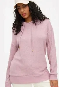 New Tu Clothing Pink Marl Soft-Touch Overhead Hoodie Size 24/26, 2XL - Picture 1 of 7