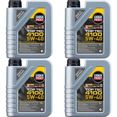 Liqui Moly Top Tec 4100 5W-40 Aceite aceite motor 4 Litro para VW 505 00 BMW - Imagen 1 de 3