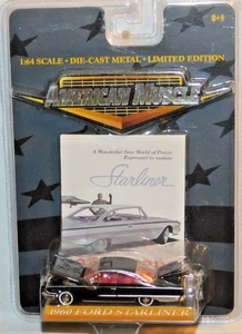 AMERICAN MUSCLE 1/64 SCALE 1960 FORD STARLINER - Picture 1 of 1