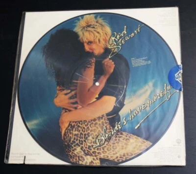 ROD STEWART BLONDES HAVE MORE FUN LP PICTURE DISC RELEASE! - Image 1 of 2
