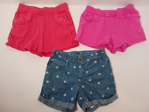 Lot Of 3 Girl's Youth Shorts 5/6 Gymboree Jumping Beans 365 Kids - Picture 1 of 3