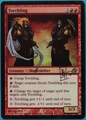 Torchling FOIL Planar Chaos NM ARTIST ALTERED SIGNED MAGIC CARD 409659 ABUGames - Image 1 of 2