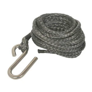 High Quality and Durable Synthetic Winch Rope 5mm x 6m (20ft) with "S" Hook - Picture 1 of 1
