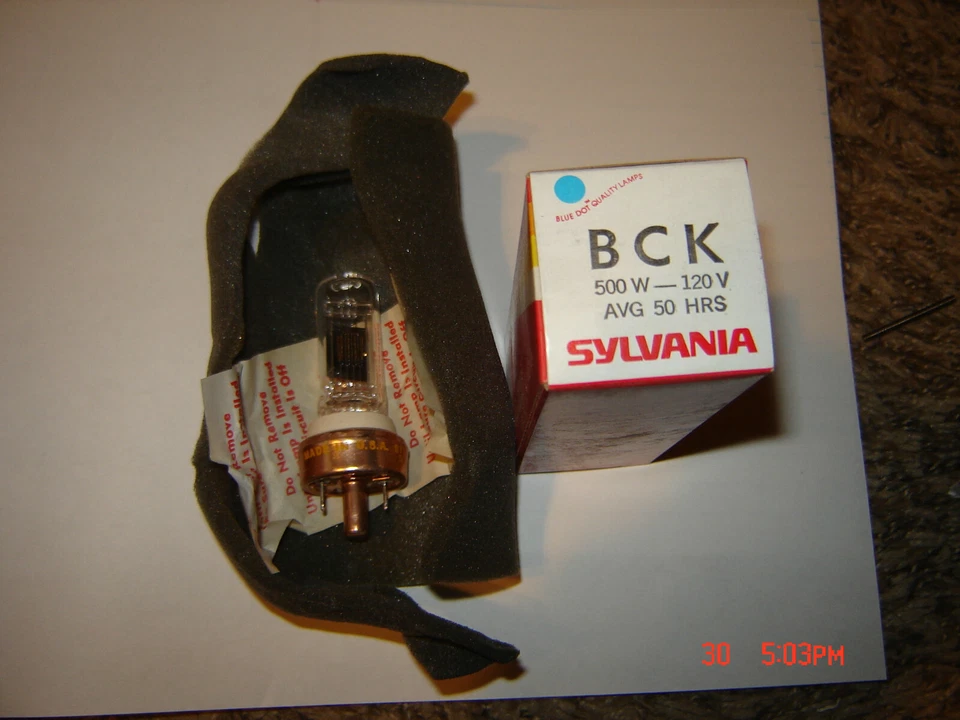  BCK Photo Projection LIGHT BULB Studio LAMP Projector  1 NEW Sylvania BCK Bulb - Image 1 of 1