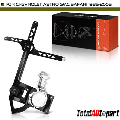 Front Left Window Regulator with Motor for GMC Safari Chevrolet Astro 1985-2005 - Image 1 of 4