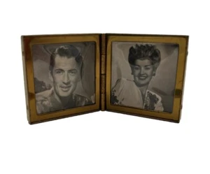 Mother of Pearl Compact Frame Vintage Hollywood Photos 1950’s Rare! - Picture 1 of 7