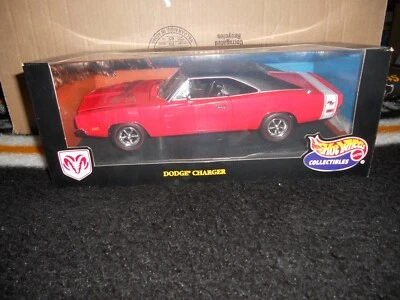 1/18 Hot Wheels "69 Dodge Charger in orange - Image 1 of 3