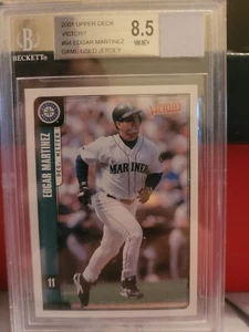  Maglia Edgar Martinez Gioco Usata # 94 BGS 8.5 2001 Upper Deck    - Foto 1 di 2
