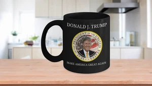 Trump Mug - Make America Great Again - Photo Seal - White Mug 11 OZ / 15 OZ - Bild 1 von 5