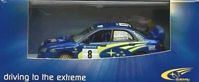 1/43 Prodrive (IXO) PRO08 Subaru Impreza WRC 2003 Sweden #8 Makinen & Lindstrom - Image 1 of 4
