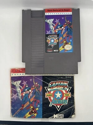 Captain America and The Avengers (Nintendo NES, 1991) + руководство - Изображение 1 из 4