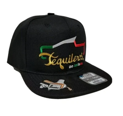TEQUILEROS DE JALISCO MEXICO  HAT BLACK SNAP BACK ADJUSTABLE  NEW - Image 1 of 3