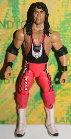 WWE Bret the Hitman Hart Action Figure Mattel Elite WWF Wrestling Series 2 Packs Cover