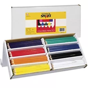 School Smart Colored Pencils-7" Pack Of 144-8 Assorted Colors - Picture 1 of 1