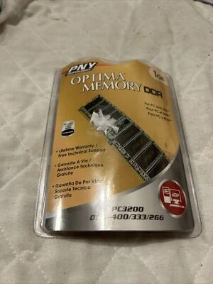 PNY 1BG OPTIMA MEMORY DDR PC3200 in original package - Image 1 of 4