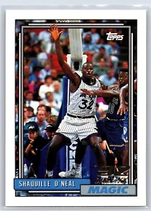1992-93 Topps - #362 Shaquille O'Neal (RC) ROOKIE EDELSTEIN NEUWERTIG ZENTRIERT SCHÖNHEIT HOF - Bild 1 von 2