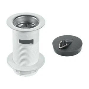 McAlpine 11/4" 60 mm plástico blanco tuerca ranurada lavabo residuos BSW1 - Imagen 1 de 2