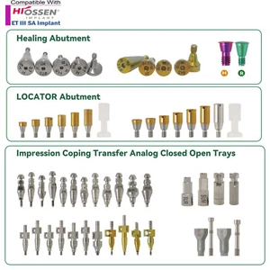 Locator/Healing Cap Abutment/Transfer lmpression Fit Hiossen Coping Open/Closed - Picture 1 of 111