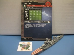 =Axis Allies War at Sea BASE SET Bolzano 44/64 with card= - Picture 1 of 1