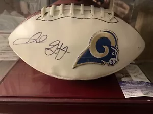 Jared Goff signiert Rams Lions RC Rookie offiziell signiert NFL Football JSA COA - Bild 1 von 7
