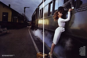 2010 Annie Leibovitz P Puff Diddy Natalia Vodianova revista editorial 14 páginas - Imagen 1 de 7