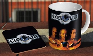 Con Air Nicholas Cage - Ceramic Coffee / Tea Mug + Matching Coaster - Picture 1 of 1