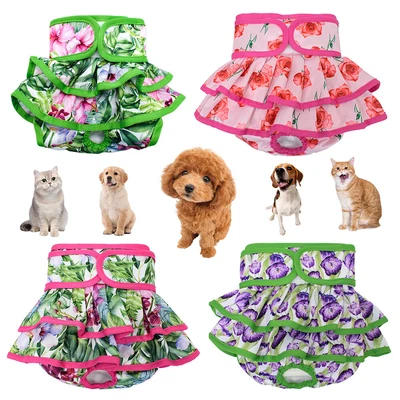 Pet Dog Female Puppy Diaper Pants Dog Nappy Physiological Sanitary Underwear - Image 1 of 4