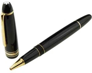 Montblanc Meisterstück Rollerball No.162 LeGrand Gold Coated ID: 11402 Schwarz - Bild 1 von 13