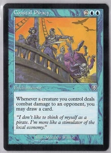 1x Coastal Piracy - Mercadian Masques - Light Play - Imagen 1 de 1