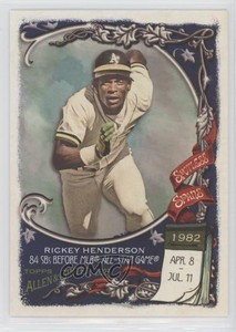 2023 Topps Allen & Ginter Spotless Spans Rickey Henderson #SS-28 HOF
