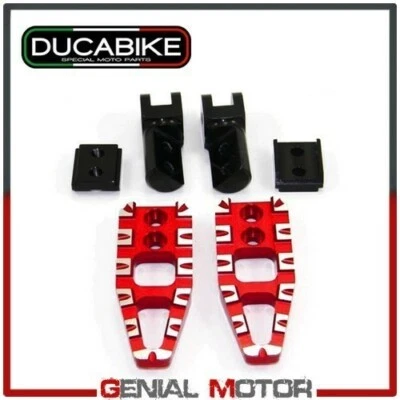 Pedales Ajustables Rojo PPDV05A Ducabike Ducati Hyperstrada 939 2016 Foto 1 de 2