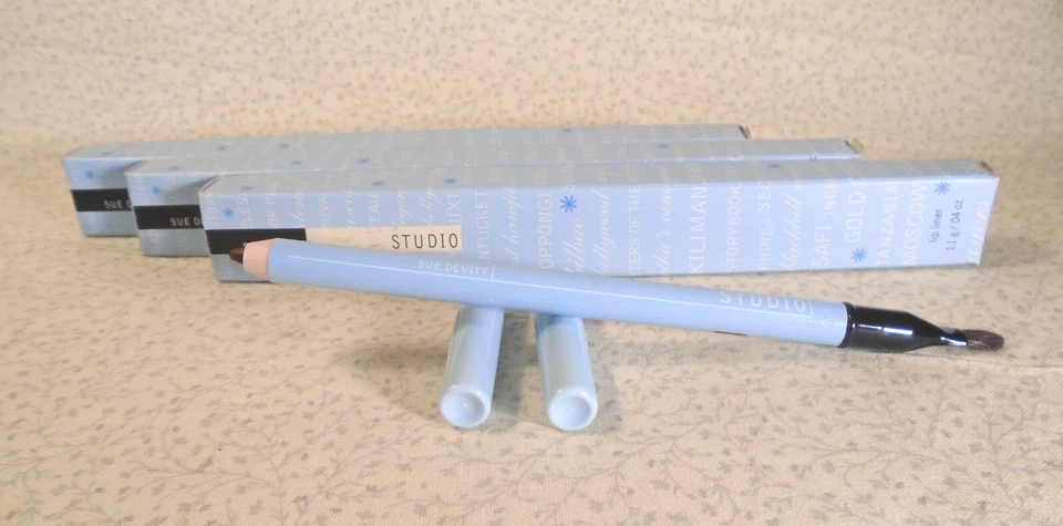 LOTE DE 3 lápices delineadores de labios de larga duración Sue Devitt Studio - St. Anton - EN CAJA Foto 1 de 1