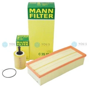 MANN FILTER SET ÖLFILTER + LUFTFILTER für VW PASSAT (3C2) 1.9 TDI 2.0 TDI - Bild 1 von 1