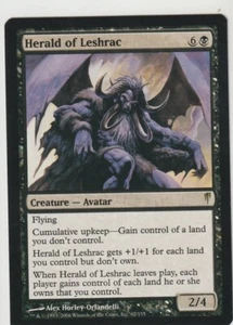 1x HERALD OF LESHRAC - Coldsnap MtG Magic The Gathering Black Rare NM - Picture 1 of 1