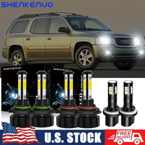 For GMC Envoy 2002-2009 Combo 6x 6000K LED Headlights 880 Fog Bulbs Kit - Picture 1 of 12