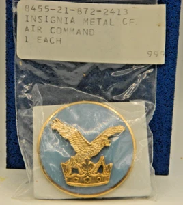 Vintage - Canadian Forces - AIR COMMAND - Brass - Lapel/Hat Pin - INSIGNIA - - Picture 1 of 6