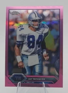 2023 Topps Composite Chrome Jay Novacek #28 Pink Refractor Dallas Cowboys - Picture 1 of 2