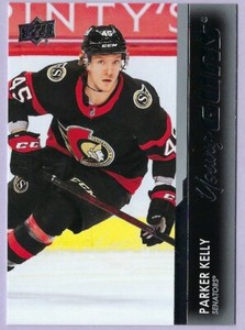 2021-22 Upper Deck Young Guns card# 240 of Parker Kelly