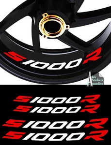 4 X STICKER LISERET JANTE LOGO POUR BMW S1000R S 1000 R MOTO STICKERS - Imagen 1 de 1
