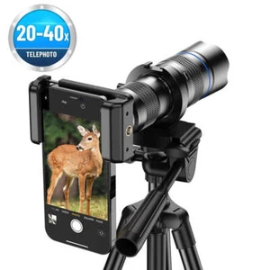 APEXEL 20–40X Zoom Phone Lens w/ Tripod HD Telephoto for iPhone Samsung Mobile - Picture 1 of 8