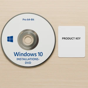 Windows 10 Home Installations/Reparatur-DVD + Produktschlüssel – 64-Bit - Bild 1 von 1