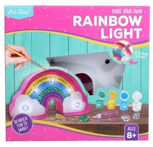 Art Star Make Your Own Rainbow Desk Decoration Light Kit Includes Paint + Tools - Picture 1 of 1