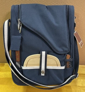 Picnic at Ascot Wine Carrier Deluxe for 2 with Wine Glasses and Accessories NWT - Picture 1 of 17