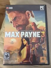 Max Payne 3 - PC Windows Big Box Complete, CIB - 4 Disc Set /w Manual - VG  Cond.