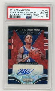 2019-20 Panini Prizm Nickeil Alexander-Walker Rookie Choice Signature PSA 10 Gem - Bild 1 von 2