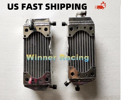 🔥Radiador de aluminio L+R rayado para Yamaha YZ125 YZ 125 YZ125X 2005 - 2024 Foto 1 de 3