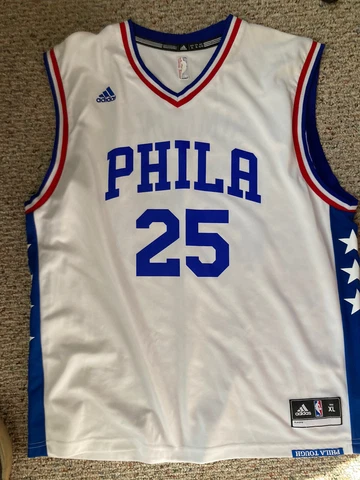 Ben Simmons Men's Size XL Philadelphia 76ers adidas Jersey White Home Cover