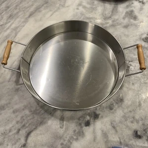 Target Metal Tray With Wood Handles - Picture 1 of 2
