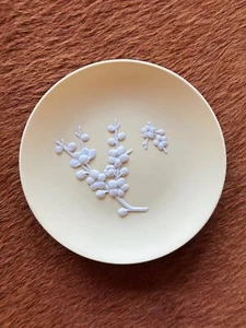 Rare WEDGWOOD Primrose Jasperware Miniature Plate - Picture 1 of 3